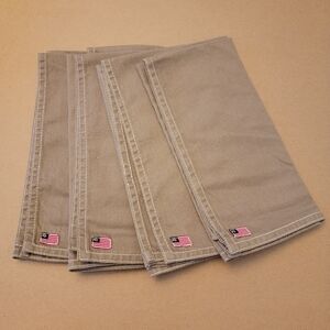 NWOT Lauren Ralph Lauren Cotton Twill Napkins Lot of 4